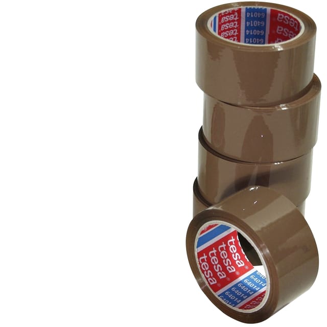 Tesa - Verpakkingstape - Bruin - 66m x 50mm - per stuk