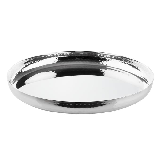 Olympia Gehamerd RVS Rond Dienblad 320x35mm