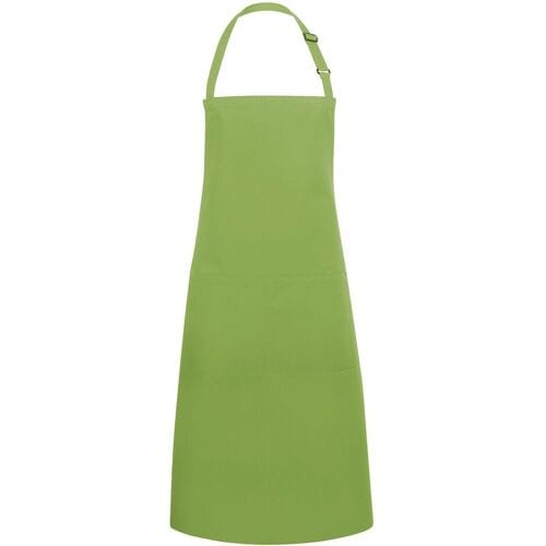 (6 stuks) KARLOWSKY Slabbenschort met zak Basic - Limoen Groen