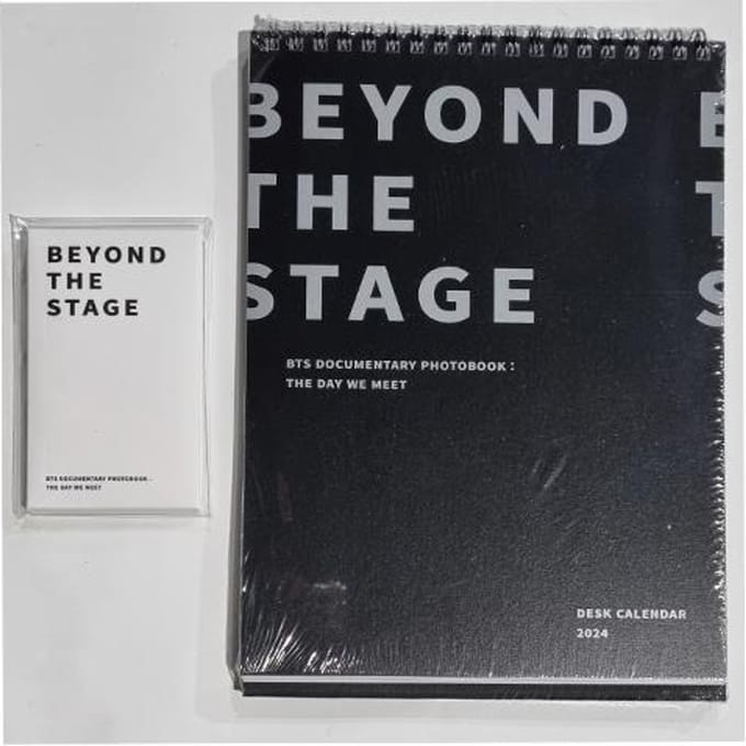 BTS Beyond The Stage Fotokaart en Kalender POB black