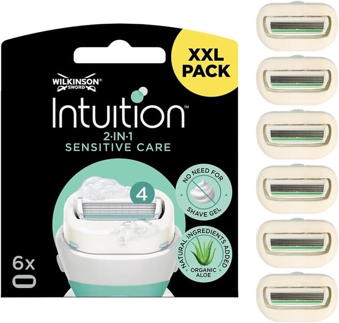 Sensitive Care Scheermesjes voor Vrouwen - 4 Navulmesjes