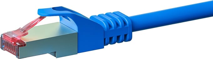 Danicom CAT6 S/FTP (PIMF) patchkabel - 2 meter blauw - netwerkkabel - internetkabel - UTP kabel - RJ45 - 1000 mbit/s
