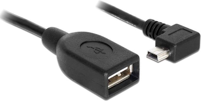 Delock USB 2.0 A Male naar USB 2.0 Mini Male - 50 m