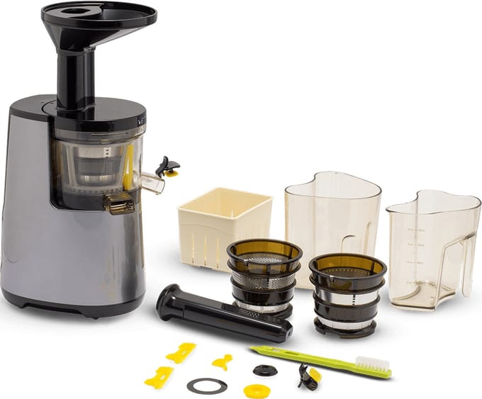 Byzoo SJ01 - Slowjuicer - Juicer - Groenten en fruitpers - Grijs
