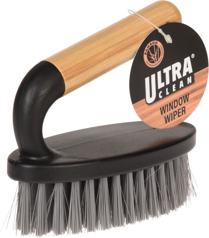 Ultra Clean Schrobborstel - met handvat - kunststof - schrobber - werkborstel