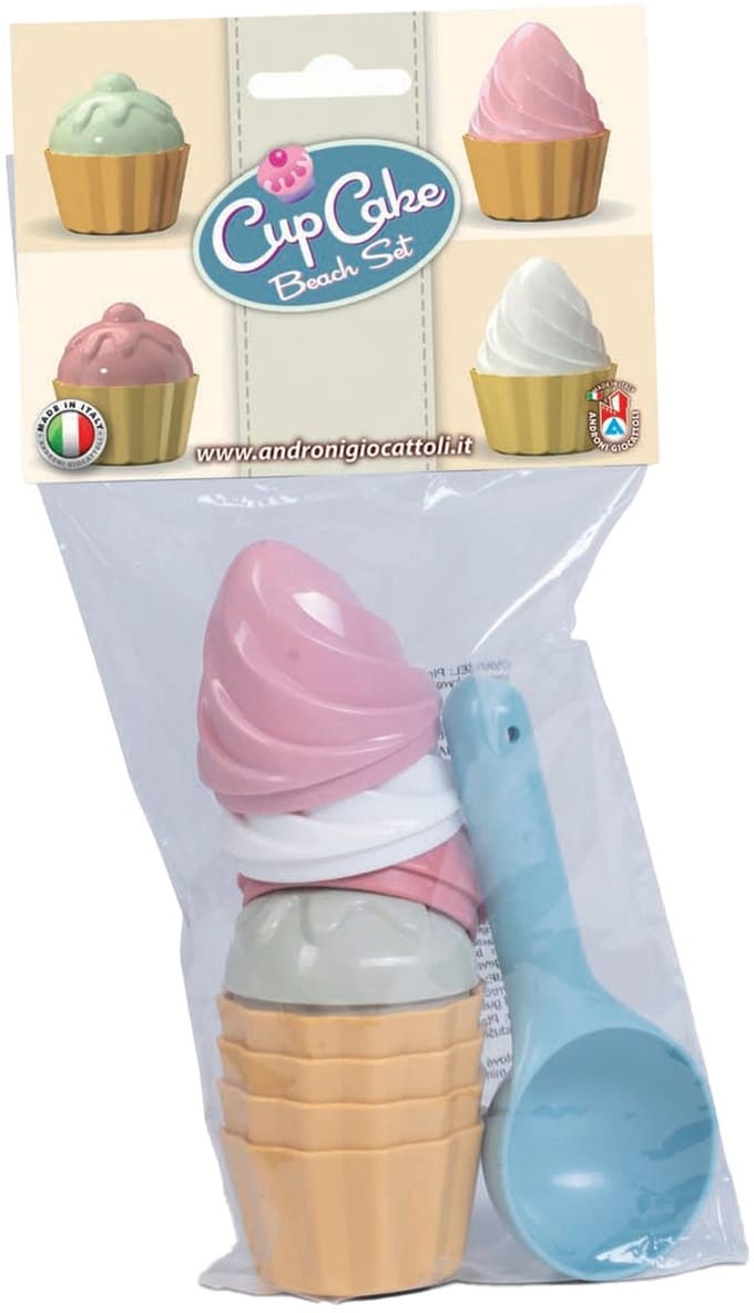 Androni Cupcake Sand Molds with Scoop 9 pcs.