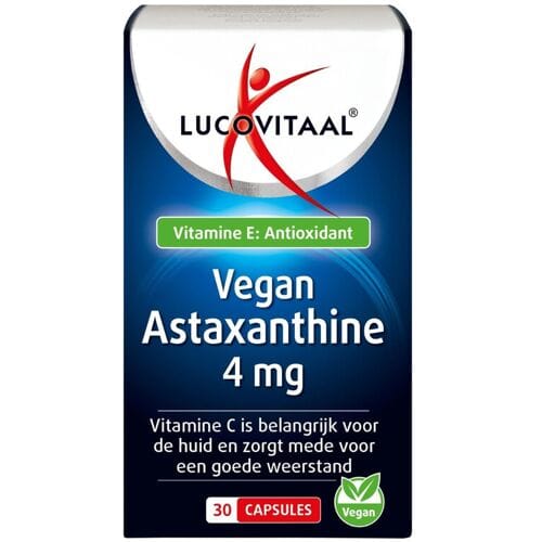 Lucovitaal Vegan Astaxanthine 4 mg 30 Capsules