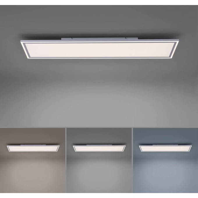 JUST LIGHT. GmbH LED paneel Edging, tunable white, 121x31 cm