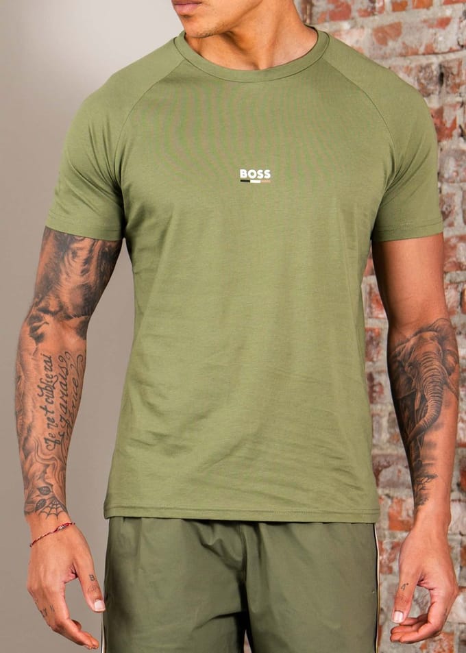 Hugo Boss T-shirts rn slim fit - open green