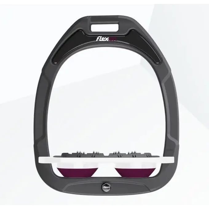 Platte Ultra Grip Steigeren Antraciet/Wit/Pruim Flex-On Green Composite
