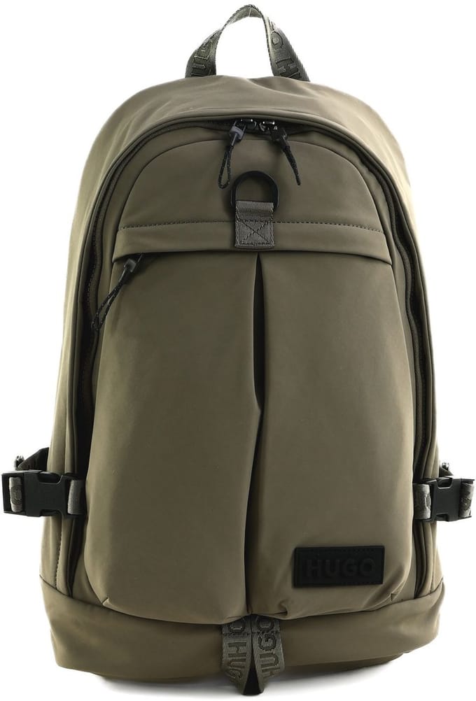 HUGO laptop rugzak rugzak met laptopvak Taric Backpack Medium Grey Taupe