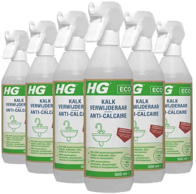 HG - Eco Kalkreiniger - 6 x 500 ml - Voordeelverpakking