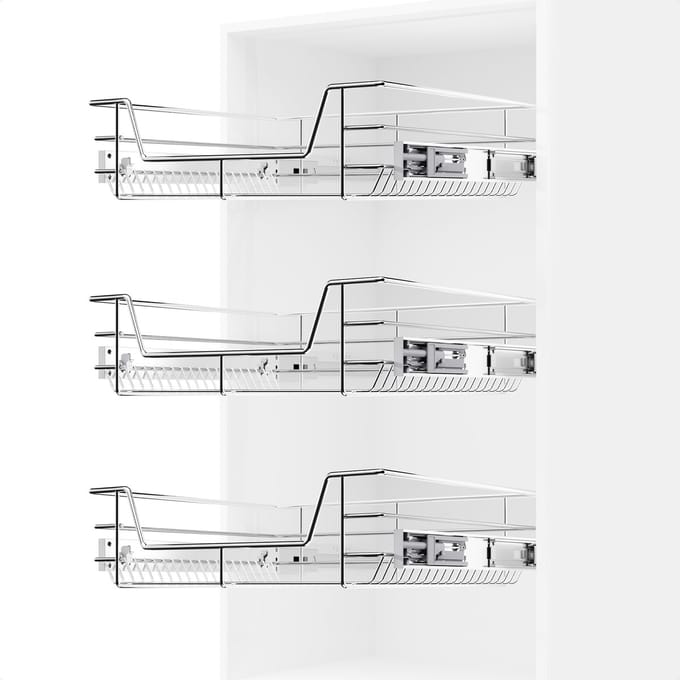 Keukenkast Organizer met Antislipmat en Ladeverdeler - Set van 3 - Gootsteenkast Organizer