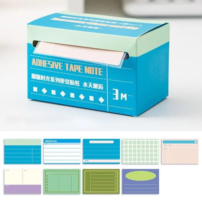 Bloc-notes adhésif Design extractible 3M, bloc-notes créatif, papier pour messages, Journal, Agenda, livre de poche d'étude beige