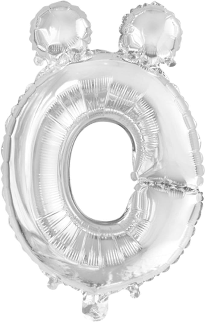 Folie Ballon Letter 40″ Ö - Zilver
