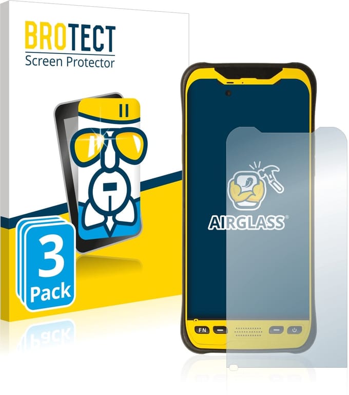 Screenprotector 3 Stuks voor Trimble TDC600 Beschermglas transparant