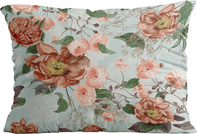 Zelesta Royalbed Kussensloop Set van 2 - Happy flower - Kussenslopen - 60x70cm