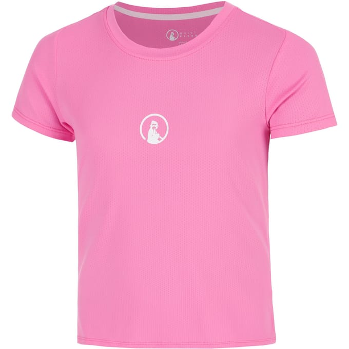 Quiet Please Retriever T-shirt Meisjes-pink, wit