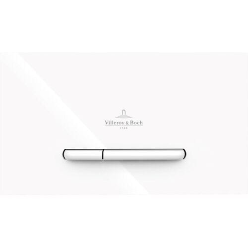 Villeroy & Boch Viconnect bedieningsplaat E300 DF frontbediend 25.3x14.5cm - kunststof wit