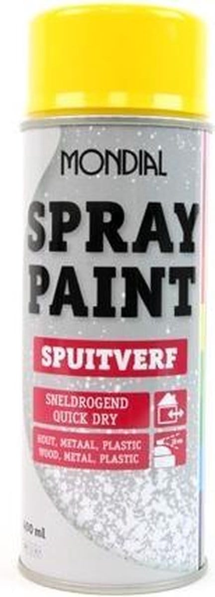 Hoogglans Spray Paint - Kwaliteitslak Geel | RAL 1021 | Beitsenkwast.nl