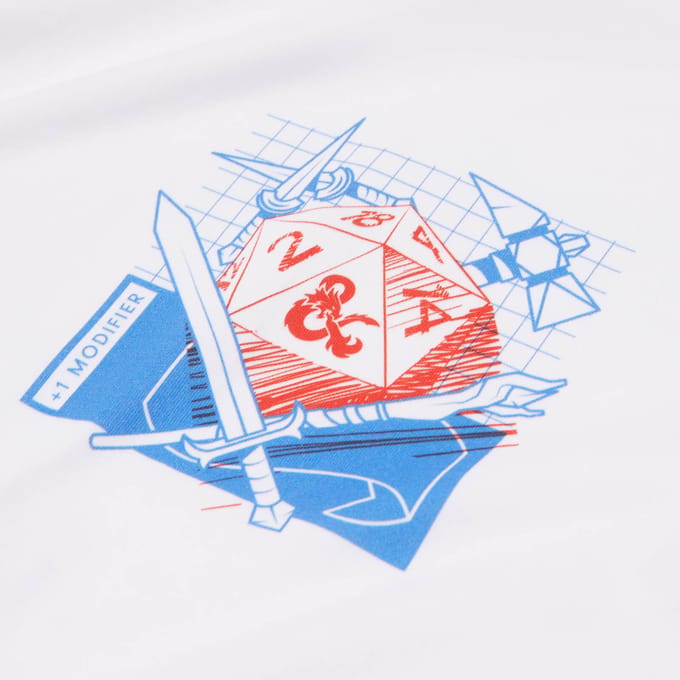 Dungeons & Dragons Players Handbook Unisex T-Shirt - Wit - XL