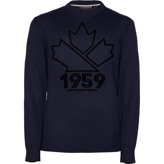 River Woods Mer Round-nk Cf Swt Blue Taglia: S | Maglioni a maglia Outlet | Uomo | Blu