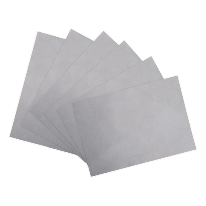 6 stuks PVC Reparatiepleisters Kit voor Opblaasbare Vlot Boot Kano Kajak Zwembad Veelzijdig Gebruik Grijs gray