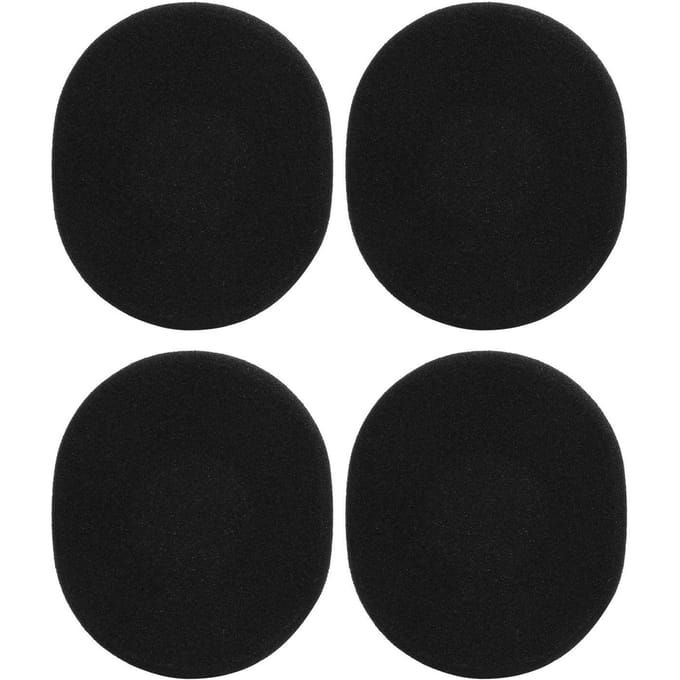 2 Paar Headset Oorkussens Vervanging Koptelefoon Oorkussen voor Logitech H800Zwart black