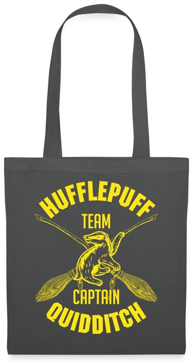 Harry Potter Hufflepuff Team Captain Quidditch Tas Van Stof Schoudertas