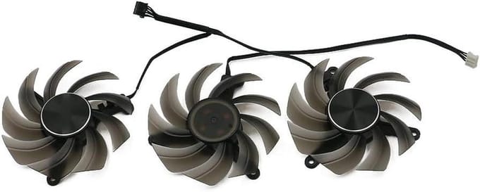 Grafische Kaart Ventilator - Koeler Onderdeel - Component Koeling - 4-Pin Connector - 82mm Ventilator - Zwart