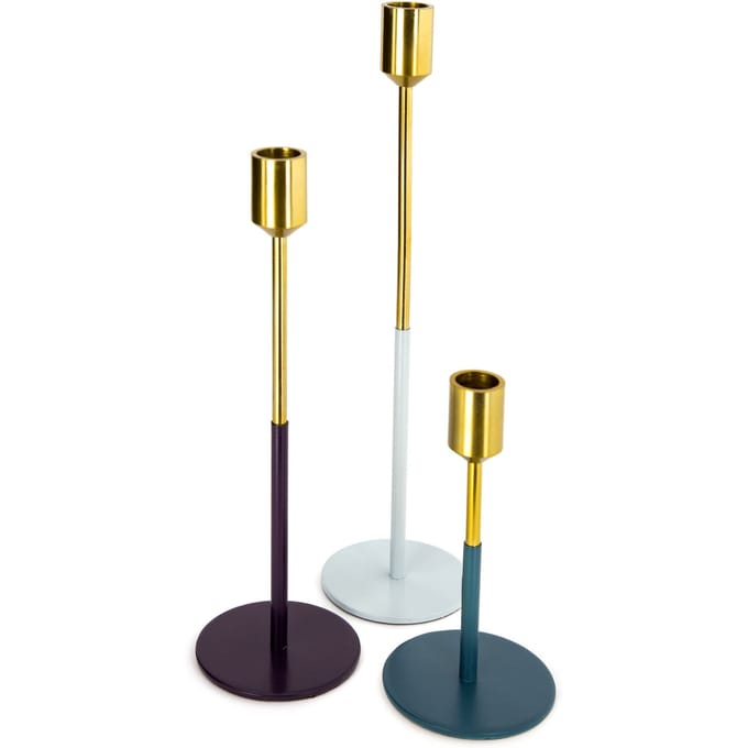 Kandelaar set van 3 Saga | Decorationable