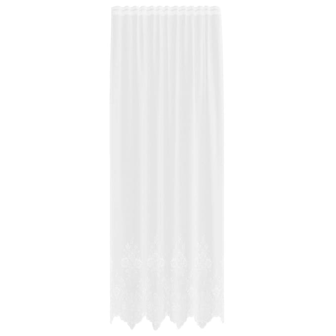 vidaXL Kantgordijn Wit 300 x 150 cm Polyester