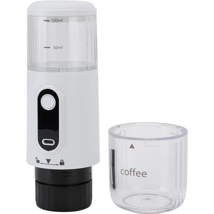 Draagbare Koffiezetapparaat 100ml Type C Oplaadbaar Handheld Capsule Koffiezetapparaat Machine voor Buiten