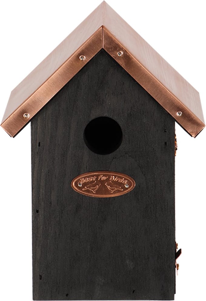 Vogelhuis Winterkoning - Nestkast Zwart koper