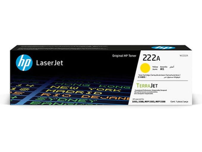 HP 222A (W2222A) toner cartridge geel (origineel)