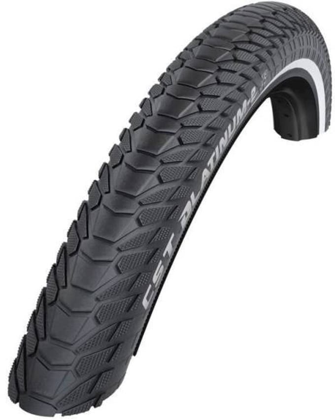 Buitenband CST Platinum E 28 x 1.60 /42-622mm - zwart met reflectie