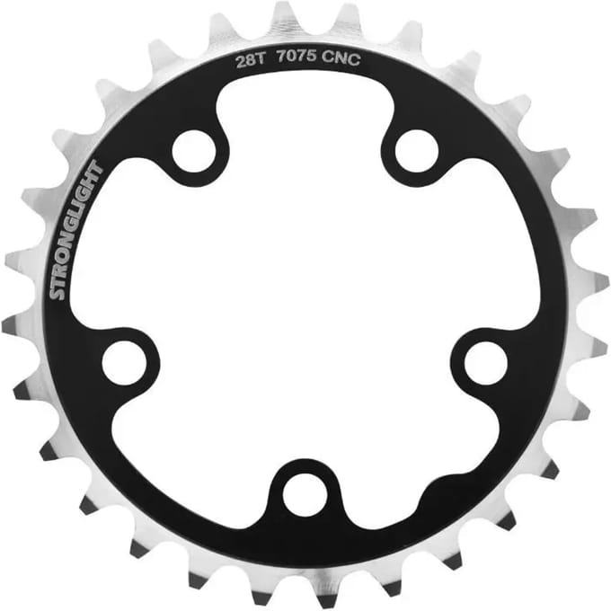 5-spaaks wegbak triple Stronglight 7075
