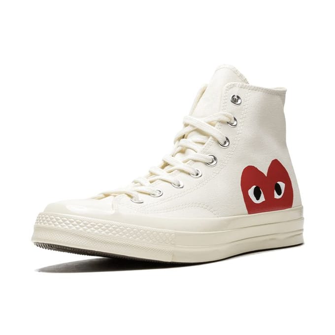 Comme des Garçons Play x Converse Chuck 70 High 'Milk' 36.5 white