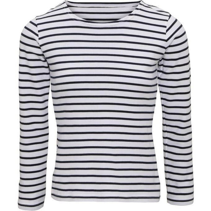 Asquith & Fox Dames/dames Mariniere Kust T-Shirt met lange mouwen (Wit/Zwaar)