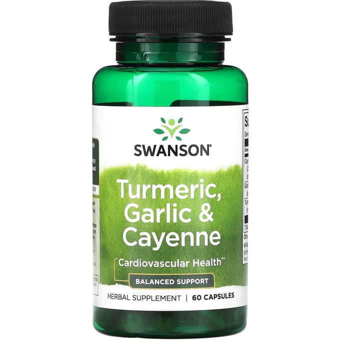 Kurkuma, Knoflook & Cayenne, 60 Capsules