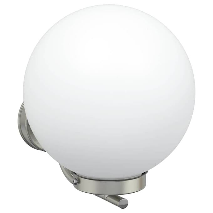 vidaXL Buiten Wandlamp zilver 29 x 25 x 33 cm