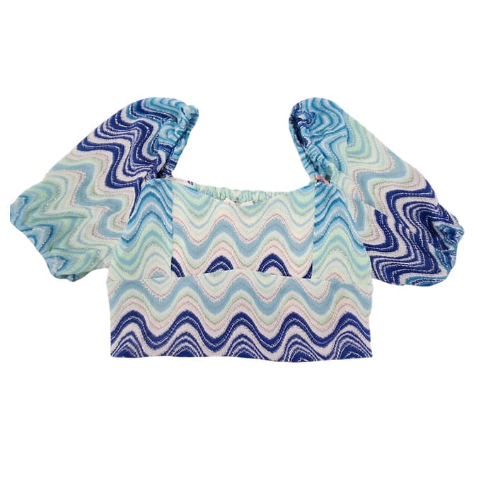 Saint Barth - Crop Top Waves DELIA