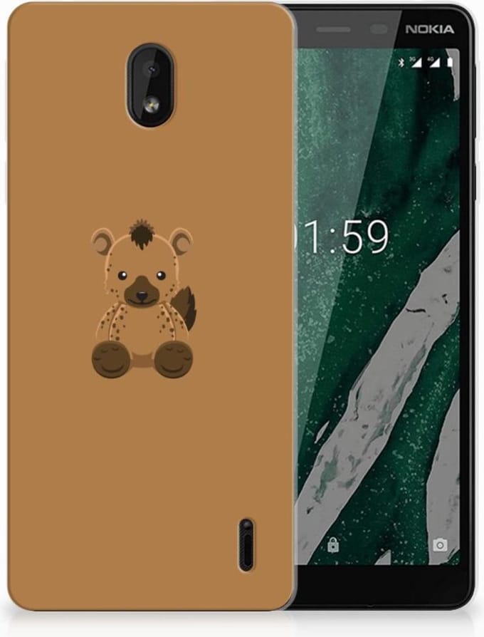 Nokia 1 Plus Telefoonhoesje met Naam Baby Hyena