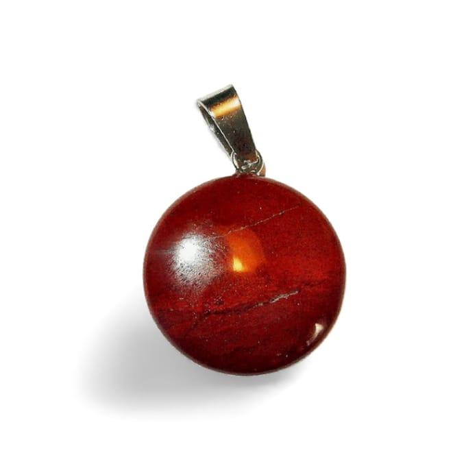 Munt Hanger Jaspis Rood