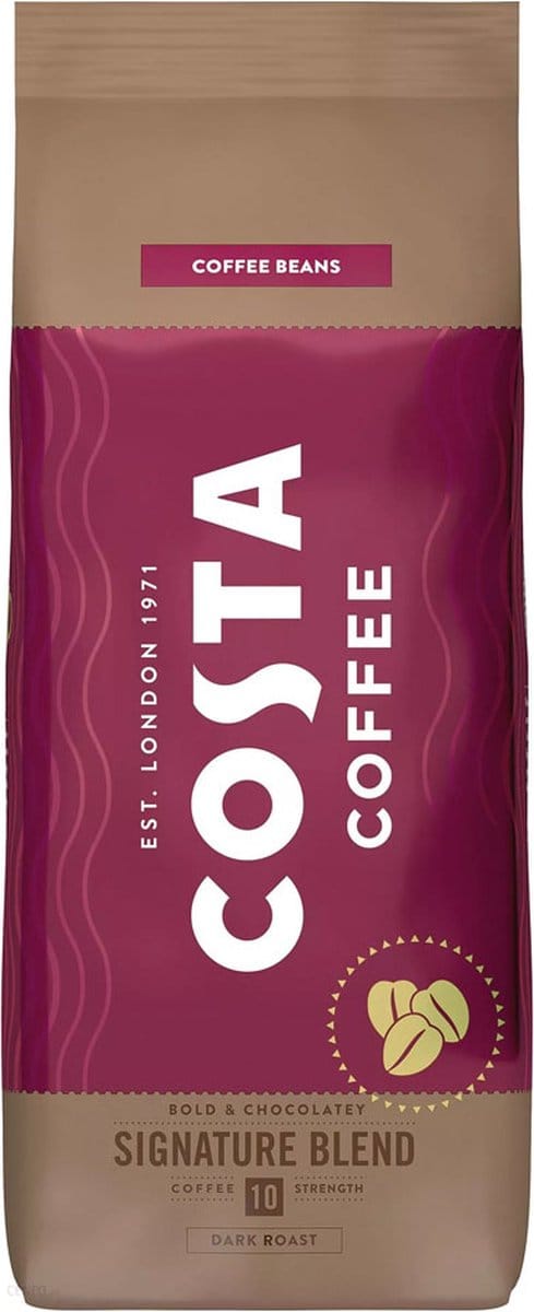 Costa Coffee Signature Blend Dark Roast - koffiebonen - 1 kilo