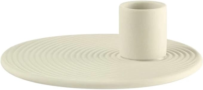 Blomus Nona kandelaar D12cm H3.5cm vanilla