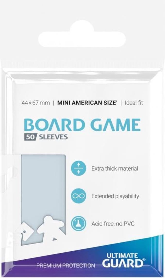 Ultimate Guard Board Game Sleeves (50) - Mini American