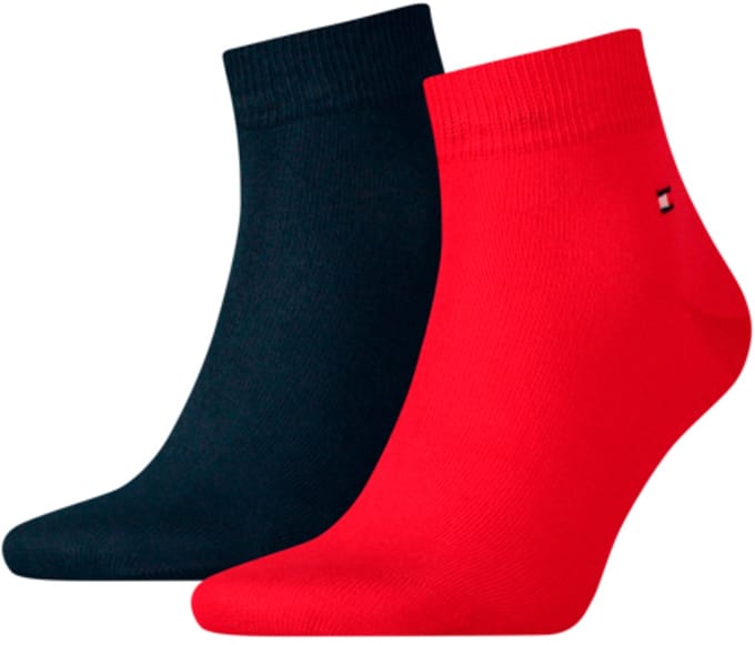 Tommy Hilfiger Quartersokken Heren 2-Pack Tommy Original