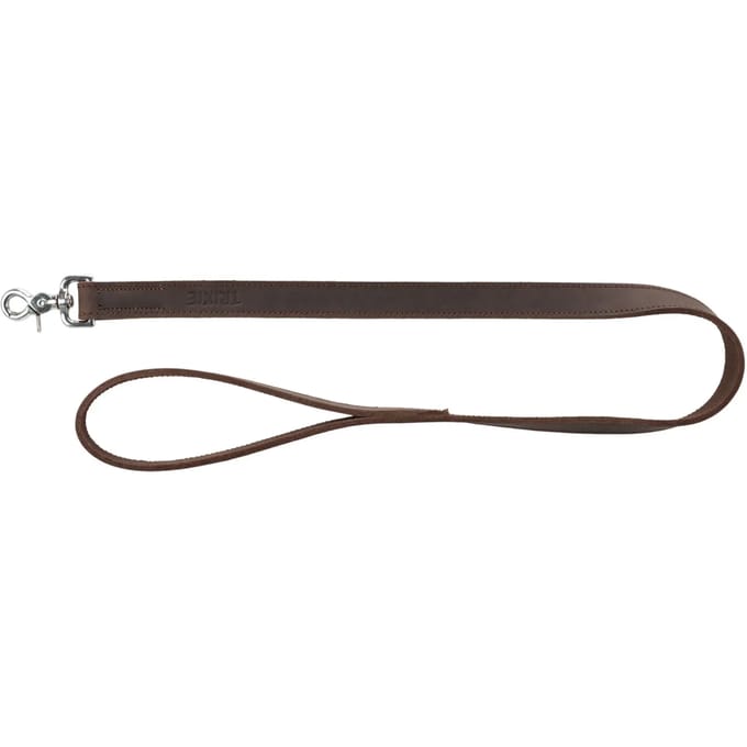 Trixie - Hondenriem - Rustic - Vetleer - Donkerbruin - 100X2 CM