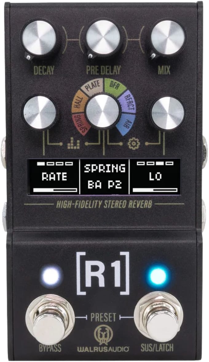 Walrus Audio Mako R1 MKII High-Fidelity Stereo Reverb - Effect-unit voor gitaren